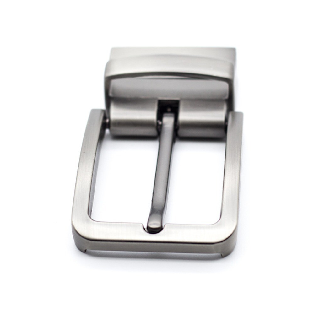 Men Reversible Belt Buckle Alloy Pin Buckle Replacement for 1.3&Prime; Wide belt