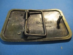 Vtg Freedom Is Not Free Brass Belt Buckle By Sponsor 2014 VGC