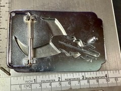 Native American Tribal Style Pattern Openwork Silver Color Belt Buckle