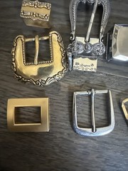 Unsorted Belt Buckles Mixed Lot