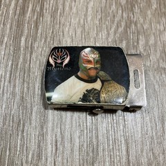 Rey Mysterio Belt Buckle 90s 00s Y2k WWE Heavyweight Champion Champ Wrestling
