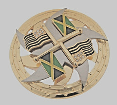 Jamaica & USA Flags Belt Buckle Vintage Green Spinners Reggae Women Men Western