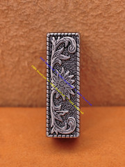 Quality Western Floral Engraved Antique Belt Buckle Set Fits 1 1/2&Prime;Wide Straps