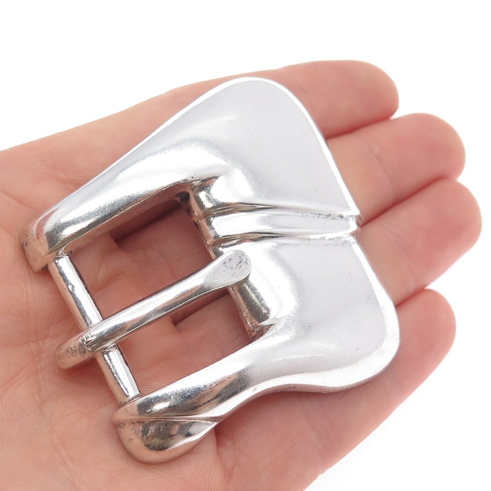 Barry Kieselstein-Cord Sterling Silver Vintage 1977 Modernist Belt Buckle #061
