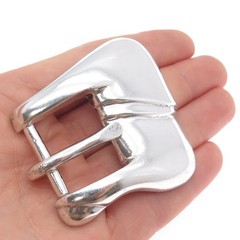 Barry Kieselstein-Cord Sterling Silver Vintage 1977 Modernist Belt Buckle #061