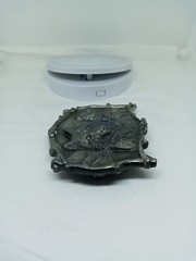 Vtg. Great American Products Pewter 3 Wolves Belt Buckle. Intricate. Heavy