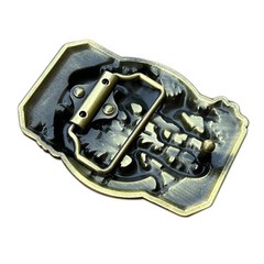 Chinese Style Relief Dragon Pattern Buckle Belt DIY Components Heavy Rock Buckle
