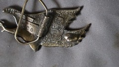VTG EAGLE BELT BUCKLE 1979 « THE GREAT » BRASS LIMITED EDITION No H-506 m1