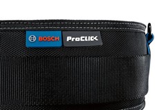 Japan NEW Bosch Professional Work Belt 108 Black Polyester Durable Metal Buckle