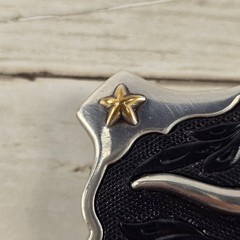 Western Longhorn Bull Head Belt Buckle Silver Black Gold Star Cowboy Rodeo