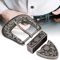 Belt Buckle Vintage Design Belt Buckle Mens Vintage Men Simple C…