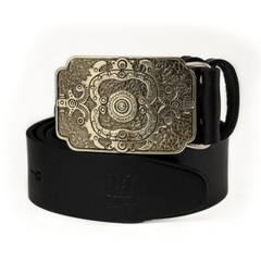 German silver belt buckle Sun, Ornamental, Ukrainian traditional cross amulet