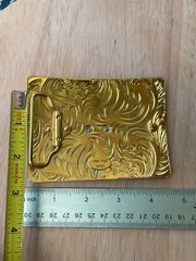 Western Buckle HorseShoe Silver Gold Red Horse Head Cowboy 2 » Hebillas Vaqueras