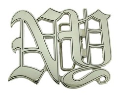 Old English Style Initials Los Angeles New York Las Vegas Men Women Belt Buckles