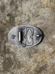 Vintage STP Corporation Belt Buckle from Level Cross NC