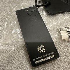 NWT Famous Stars And Straps Without My Stereo Buckle Matte Black Travis Barker