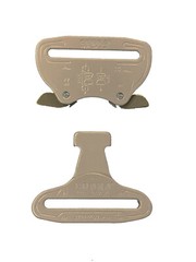 AustriAlpin 45mm 1.75&Prime; Sand Cobra Buckle – Male & Female Fixed – FY45SFF-XL