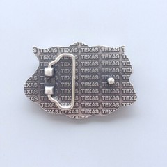 Vintage Silver Plated Western Star Cowboy Belt Buckle Boucle de Ceinture