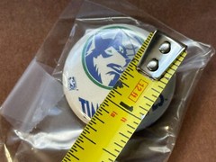 Minnesota Timberwolves NBA BASKETBALL pin pinback button Round logo Ball