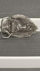 Vintage MAC TOOLS Super Steel Eagle Collectors Series Pewter Belt Buckle New