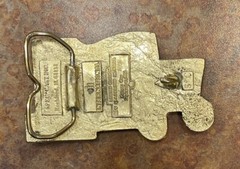 International Harvester The New Number 1 Gold Spec-Cast Belt Buckle LIMITED