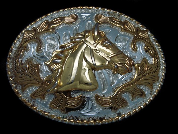 TH05101 REALLY NICE **HORSE** WESTERN & COWBOY BELT BUCKLE