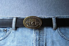 1992 Vintage Bass Anglers Sportsman Society 25th Anniversary Buckle