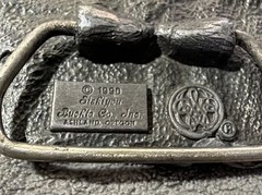 Siskiyou Buckle Co. W39 American Flag Eagle Belt Buckle Metal 1.5in USA 1990