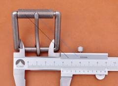 Heavy Duty Square Leathercraft End Bar Roller Belt Buckle Replacement Fits 40mm