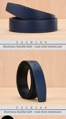 LUXURY 38mm Replacement Belt Genuine Leather Mens Reversible Strap For H Buckle✨