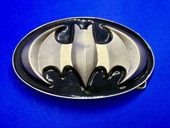 Batman Dc Comics Superhero S07 Black & Grey Raised 3D GTO Oval Belt Buckle