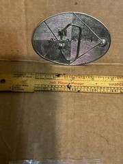 Used Metal Alloy Premier Design’s Floral Pattern Belt Buckle