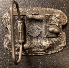 Vintage 1992 « Nothing Beats A Bud » Anheuser-Busch Budweiser Belt Buckle