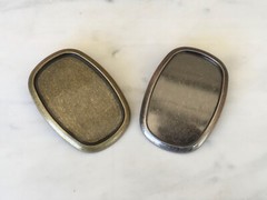 Antique Nickel or Brass Color Western Style Casual Belt Buckle For 1.5&Prime;W Belts