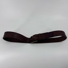 Timberland Genuine Leather Belt with gold Buckle – Brown Size 36
