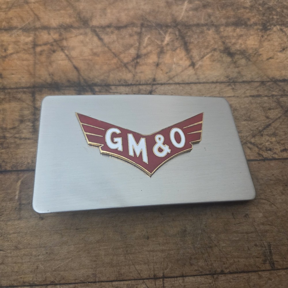 Vintage GM&O « Gulf, Mobile & Ohio » Railroad Belt Buckle