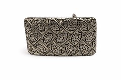 French Zamak Belt Buckle – Antique Silver, Fits 1.5&Prime; Belt