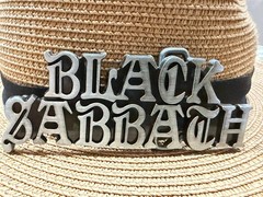 Antiqued Silver Music Rock Band Belt Buckle