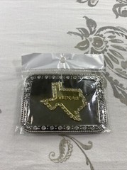 TX Lone Star Belt Buckle Western Rodeo Silver Metal Men Women New