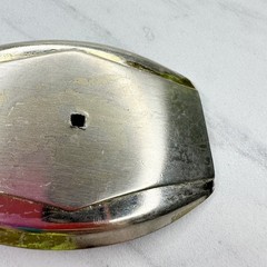 Silver and Gold Tone Western Belt Buckle