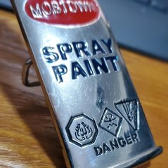 Mobtown Spray Paint Graffiti Belt Buckle Metal Collectible Accessory Rare Unique