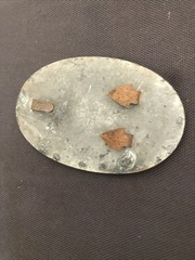1970s vintage US belt buckle Owned And worn By Korean War Veteran
