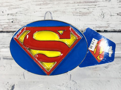 DC Comics SUPERMAN 3D Logo Metal/Enamel Belt Buckle GPGA Designs – New