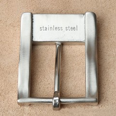Solid 304 Stainless Steel Hammered Texture Belt Bucke for Hand Craft Making belt