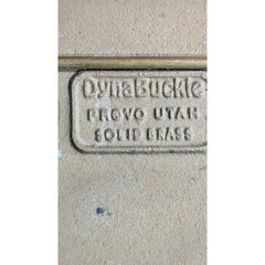 Vintage DynaBuckle Texasgulf 1995 Solid Brass Belt Buckle Excavator Industrial