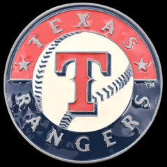 Texas Rangers MLB Major League Baseball Team Belt Buckle (New Old Stock)
