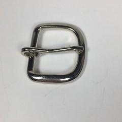 Vintage Replacement Belt Buckle Fits .9&Prime; Strap – Simple Basic Silver Tone 4A