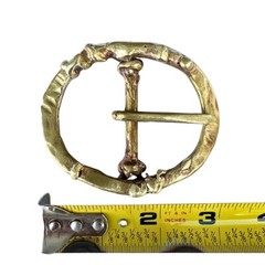 Handmade Solid Brass Belt Buckle USA | 1.5&Prime; « HORSES » Retro Artisan Buckle Men