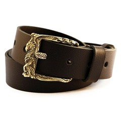 Brass belt buckle « Dragon », Handmade pin type Scandinavian Dragon belt buckle