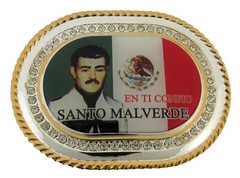 Men Women Western Rodeo Cowboy Belt Buckle Flag Mexico Silver Metal Fashion New